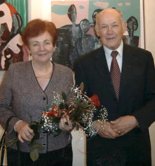 I.N Šafranko with his wife.